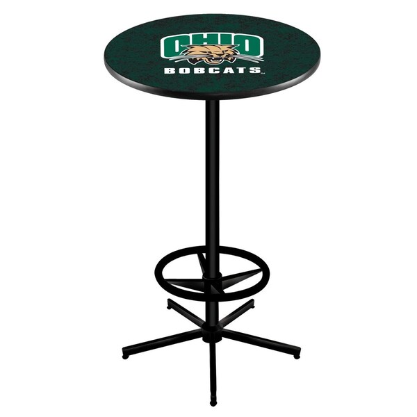 Holland Bar Stool Co 42" Black Ohio University Pub Table - L216B4236UNIVOH