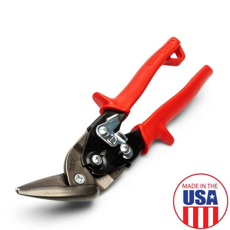 Crescent Wiss 9-1/4 in. Compound Action Offset Straight and Left Cut Aviation Snips - M6R