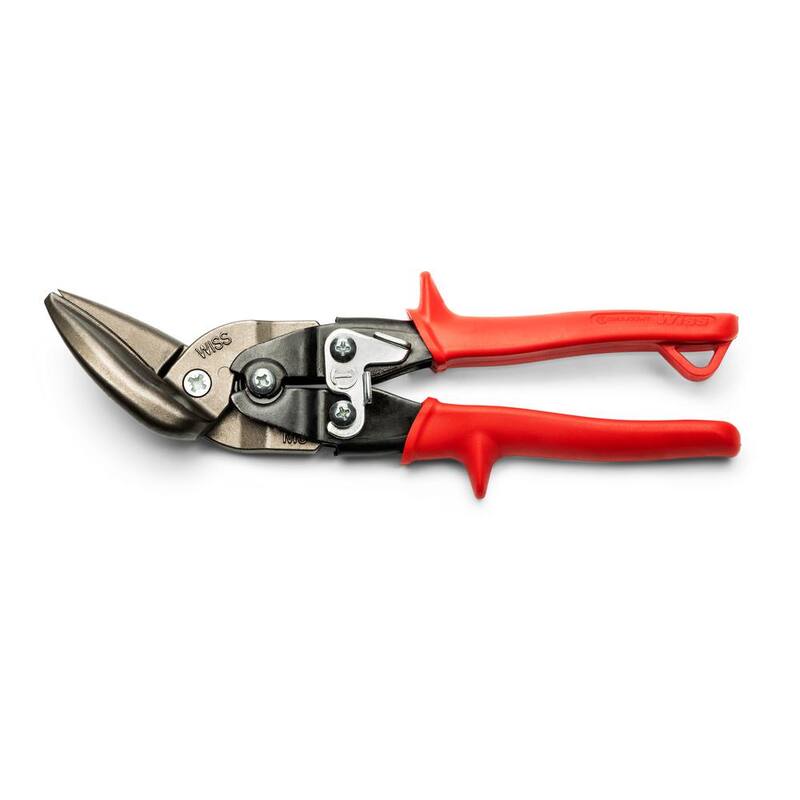 Crescent Wiss 9-1/4 in. Compound Action Offset Straight and Left Cut Aviation Snips - M6R