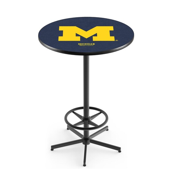 Holland Bar Stool Co 42" Black Michigan Pub Table - L216B4236MICHUN
