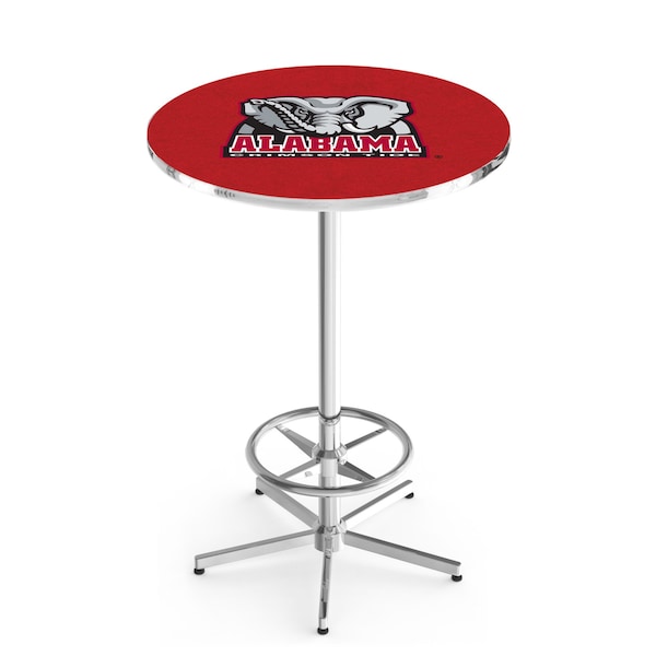 Holland Bar Stool Co 42" Chrome Alabama Pub Table - L216C4228AL-ELE