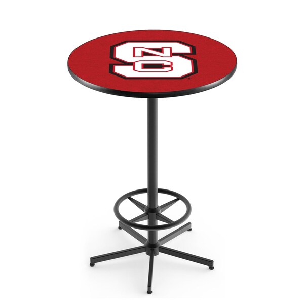 Holland Bar Stool Co 42" Black North Carolina State Pub Table - L216B4236NCARST