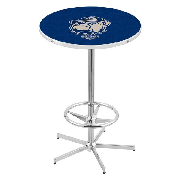 Holland Bar Stool Co 42" Chrome Georgetown Pub Table - L216C4228GRGTWN