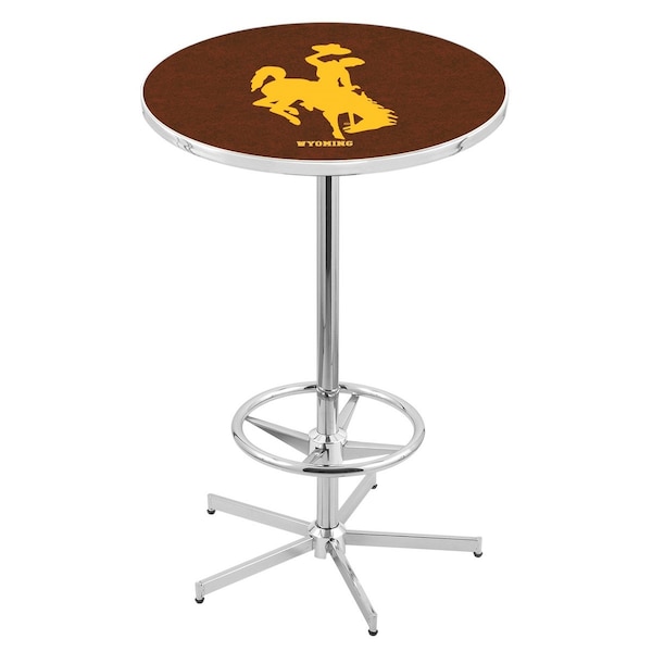 Holland Bar Stool Co 42" Chrome Wyoming Pub Table - L216C4228WYMNG