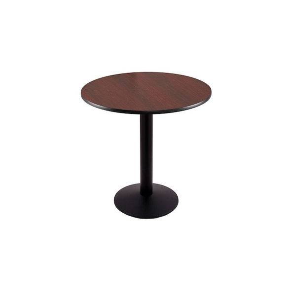 Holland Bar Stool Co 30" 214 Black Table, 24" dia. Top - 214-1630BW24R