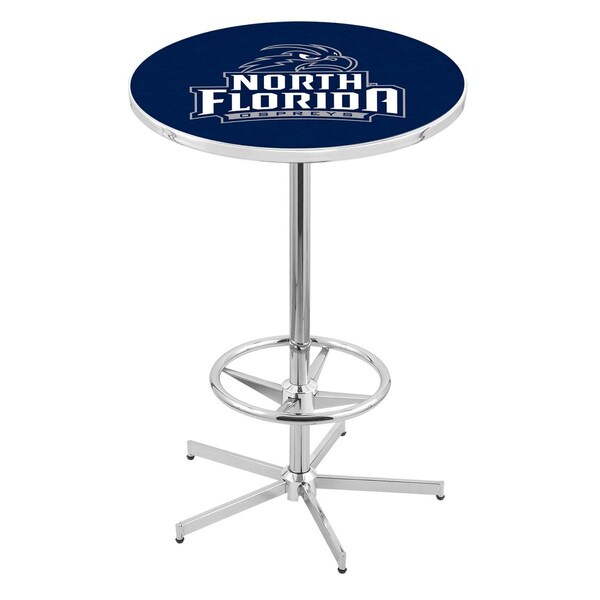 Holland Bar Stool Co 42" Chrome North Florida Pub Table, 36" dia. Top - L216C4236NORFLA
