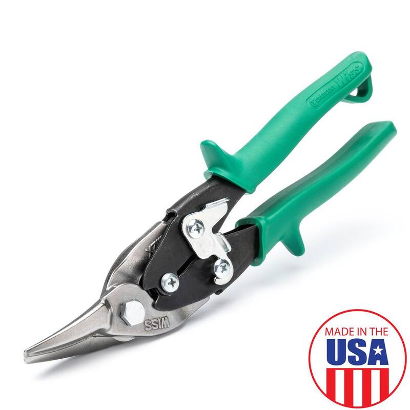 Crescent Wiss 9-3/4 in. Compound Action Straight and Right Cut Aviation Snips - M2R