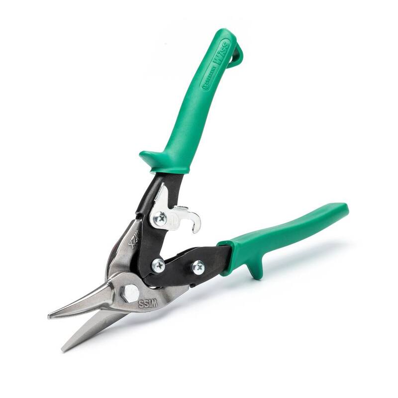 Crescent Wiss 9-3/4 in. Compound Action Straight and Right Cut Aviation Snips - M2R