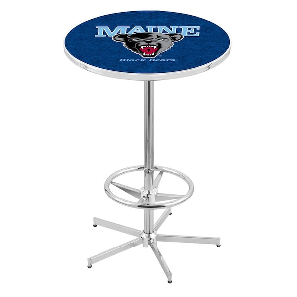 Holland Bar Stool Co 42" Chrome Maine Pub Table - L216C4228MAINEU