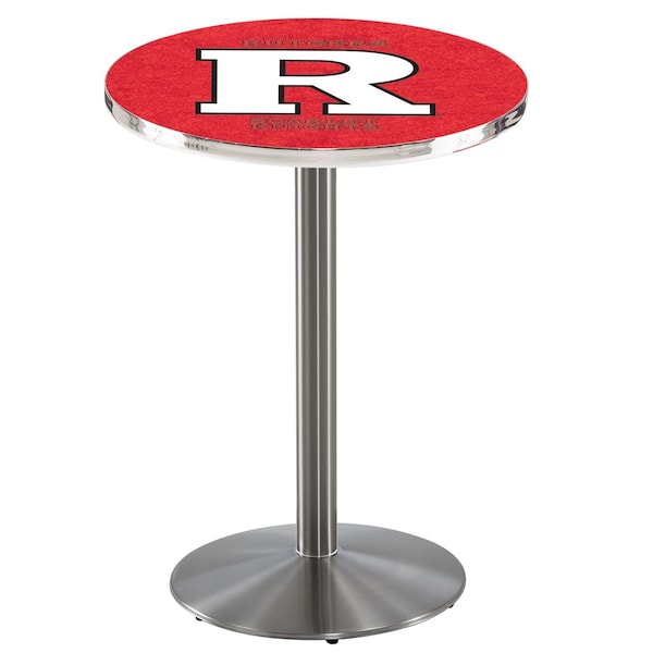 Holland Bar Stool Co 42" Stainless Steel Rutgers Pub Table - L214S4228RUTGER