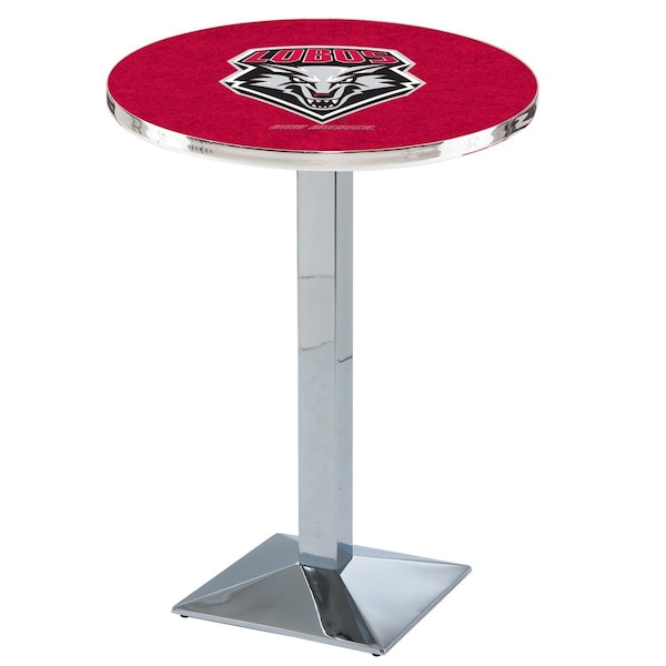 Holland Bar Stool Co 36" Chrome New Mexico Pub Table - L217C3628NEWMEX