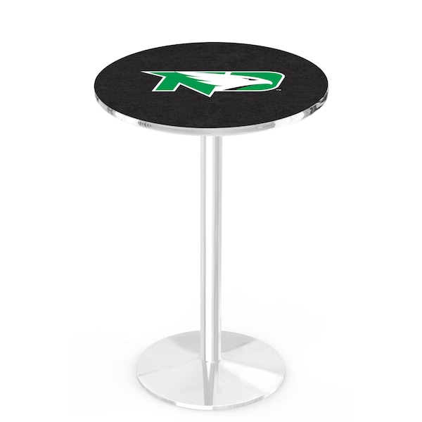 Holland Bar Stool Co 42" Chrome North Dakota Pub Table, 36" dia. Top - L214C4236NORDAK