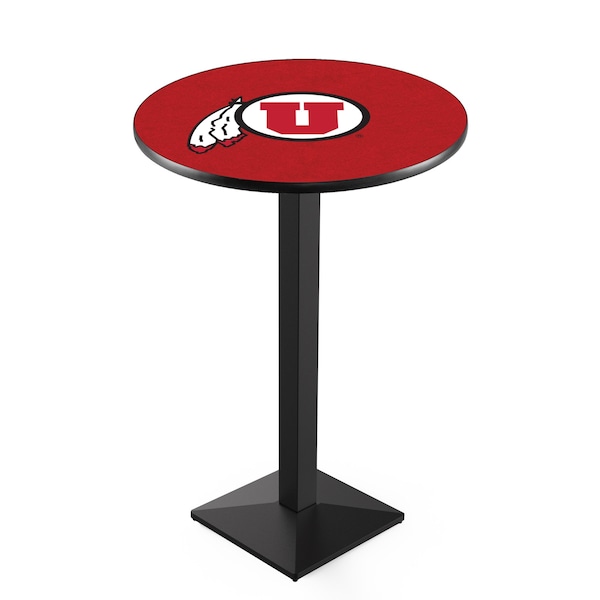 Holland Bar Stool Co 36" Blk Wrinkle Utah Pub Table - L217B3628UTAHUN
