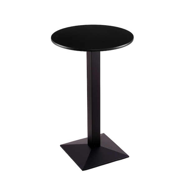 Holland Bar Stool Co 42" 217 Black Table, 24" dia. Top - 21742BW24R