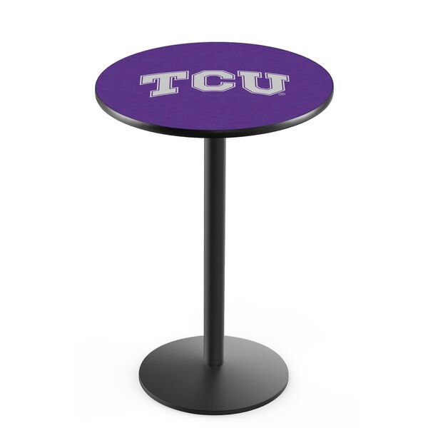Holland Bar Stool Co 42" Blk Wrinkle TCU Pub Table - L214B4228TEXCHR