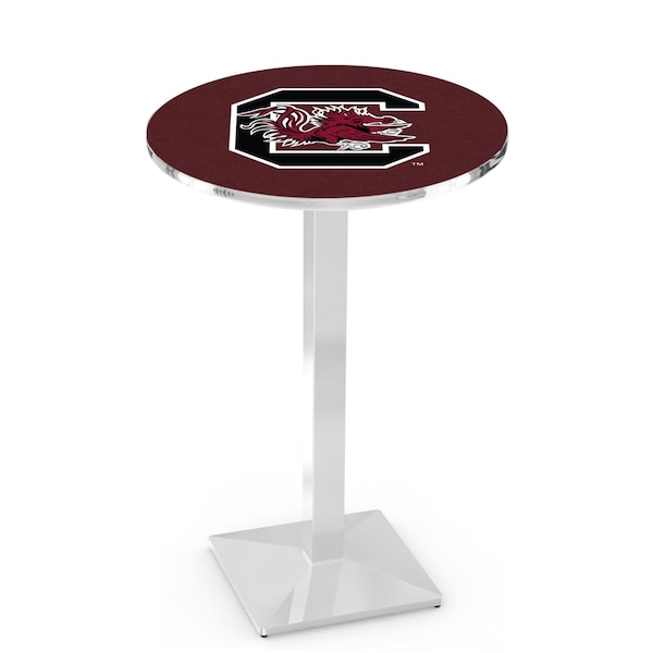 Holland Bar Stool Co 42" Chrome South Carolina Pub Table - L217C4228SOUCAR