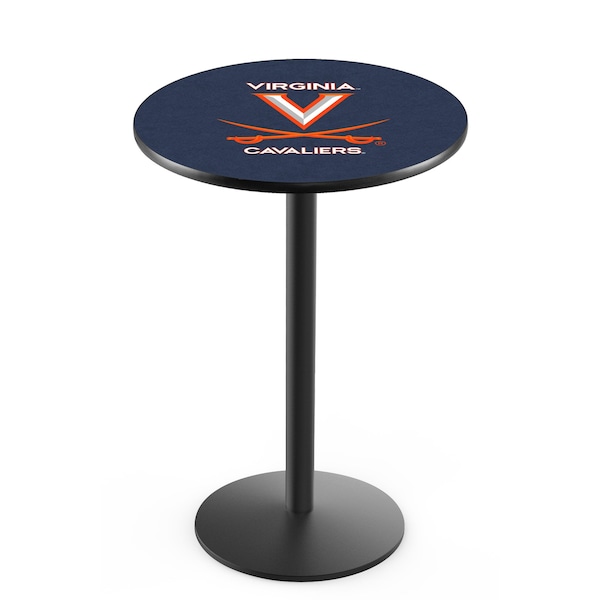 Holland Bar Stool Co 36" Blk Wrinkle Virginia Pub Table - L214B3628VRGNIA