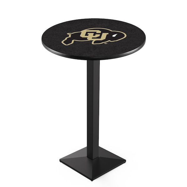 Holland Bar Stool Co 42" Blk Wrinkle Colorado Pub Table - L217B4228COLOUN