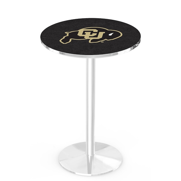 Holland Bar Stool Co 42" Chrome Colorado Pub Table - L214C4228COLOUN