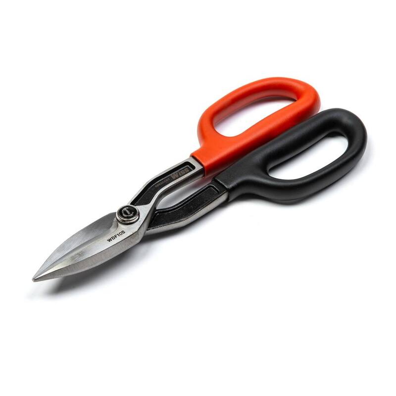 Crescent Wiss 10 in. Straight-Cut Drop Forged Tinner Snips - WDF10S