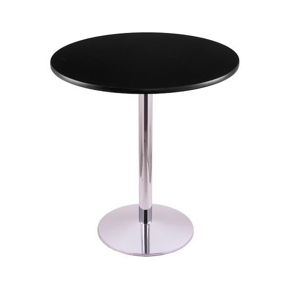 Holland Bar Stool Co 42" 214 Chrome Table, 36" dia. Top - 214-2242CH36R