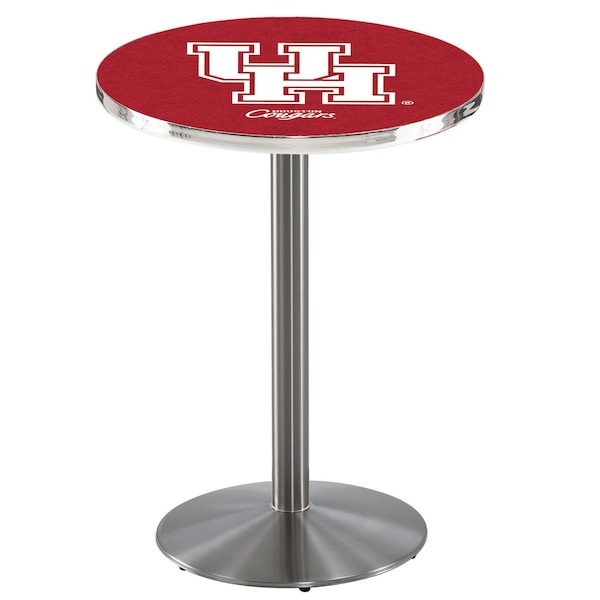 Holland Bar Stool Co 42" Stainless Steel Houston Pub Table - L214S4228HOUSTON
