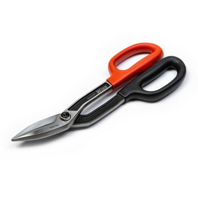 Crescent Wiss 10 in. Offset-Cut Drop Forged Tinner Snips - WDF10O