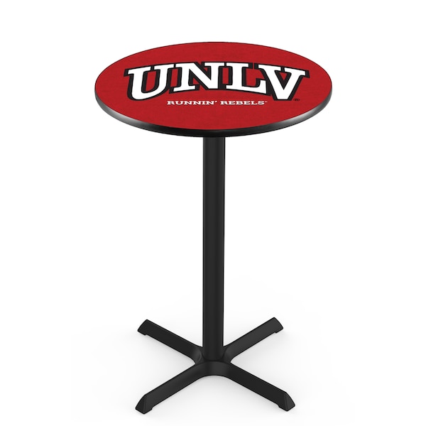 Holland Bar Stool Co 42" Blk Wrinkle UNLV Pub Table - L211B4228UNEVLV