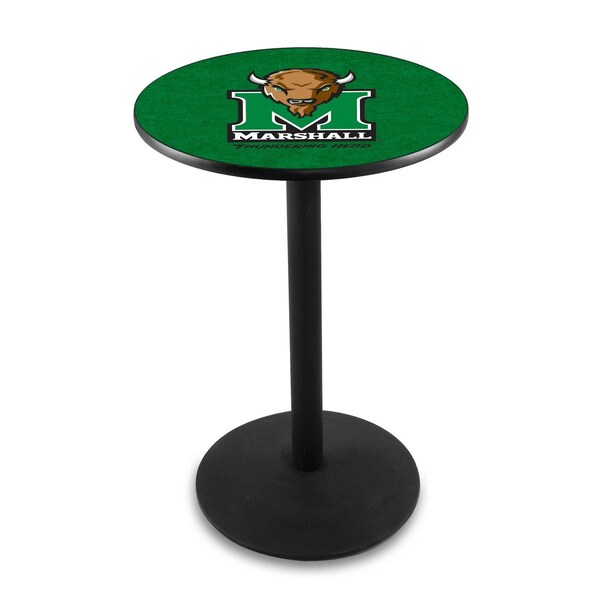 Holland Bar Stool Co 36" Blk Wrinkle Marshall Pub Table - L214B3628MRSHLL