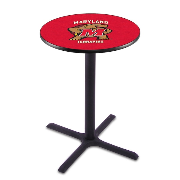 Holland Bar Stool Co 36" Blk Wrinkle Maryland Pub Table - L211B3628MRYLND
