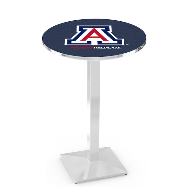 Holland Bar Stool Co 42" Chrome Arizona Pub Table - L217C4228ARIZUN