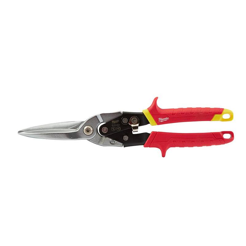 Milwaukee 11.5 in. Long Straight-Cut Aviation Snips - 48-22-4537