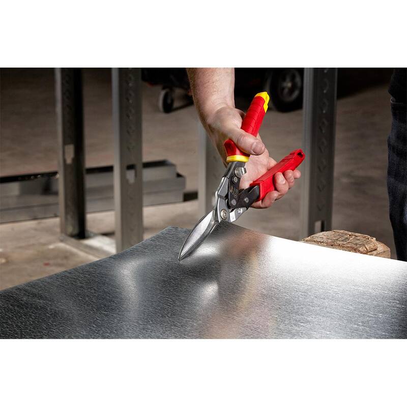 Milwaukee 11.5 in. Long Straight-Cut Aviation Snips - 48-22-4537