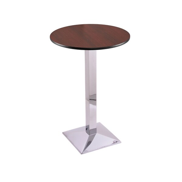 Holland Bar Stool Co 36" 217 Chrome Table, 24" dia. Top - 21736CH24R