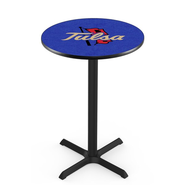 Holland Bar Stool Co 42" Blk Wrinkle Tulsa Pub Table - L211B4228TULSAU