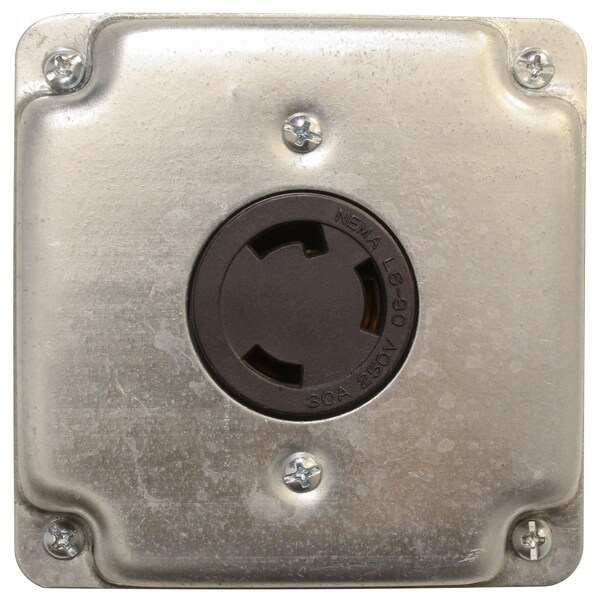 Ac Works 30A, 250V, NEMA L6-30R Flush Mounting Locking Industrial Grade Receptacle - FML630R