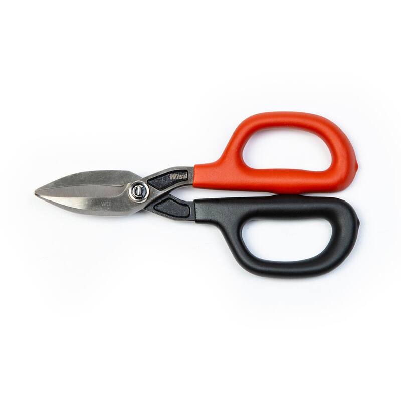 Crescent Wiss 7 in. Straight-Cut Drop Forged Tinner Snips - WDF7S