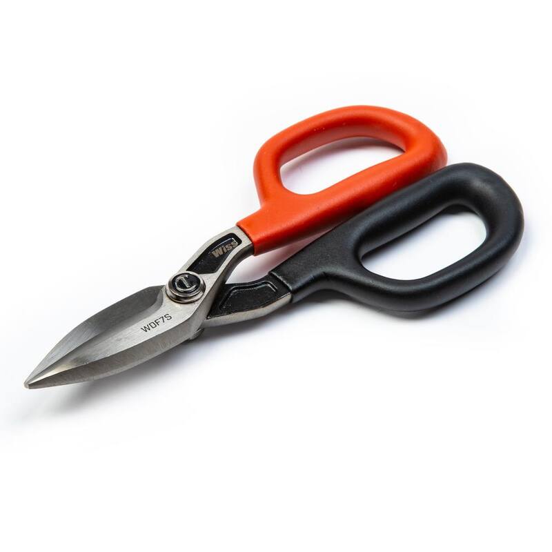 Crescent Wiss 7 in. Straight-Cut Drop Forged Tinner Snips - WDF7S