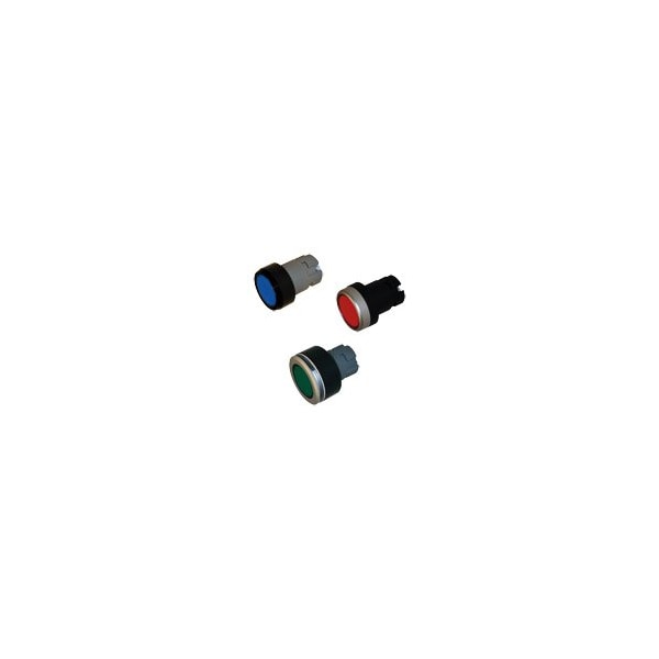 Indicadores de montaje en panel LED Carlo Gavazzi Flush Clear Pb Spring Rtrn - PB22SF0W