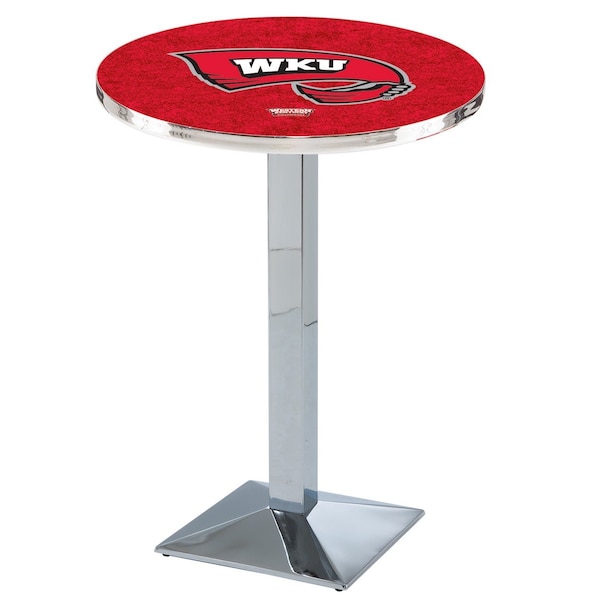 Holland Bar Stool Co 42" Chrome Western Kentucky Pub Table - L217C4228WESTKY
