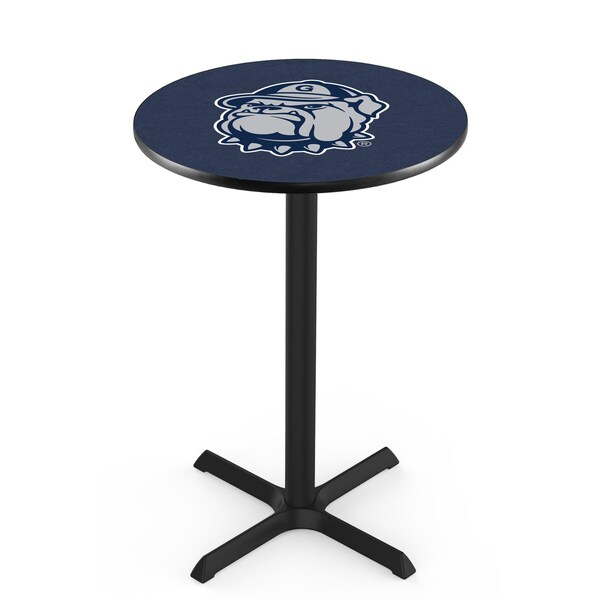 Holland Bar Stool Co 42" Blk Wrinkle Georgetown Pub Table, 36" dia. Top - L211B4236GRGTWN