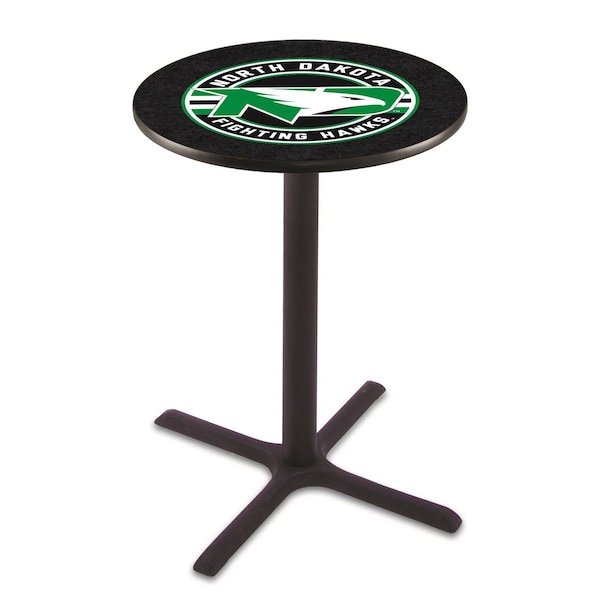 Holland Bar Stool Co 36" Blk Wrinkle North Dakota Pub Table - L211B3628NORDAK