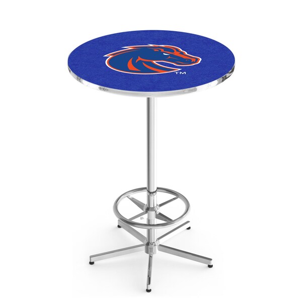 Holland Bar Stool Co 42" Chrome Boise State Pub Table - L216C4228BOISES
