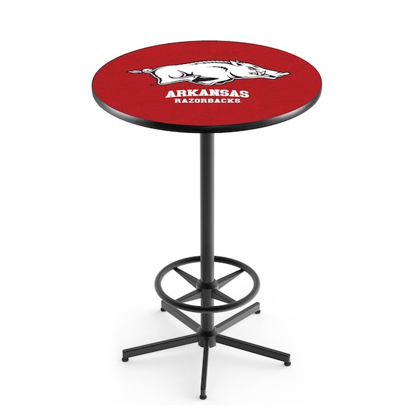 Holland Bar Stool Co 42" Black Arkansas Pub Table - L216B4236ARKNUN
