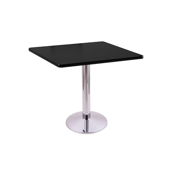 Holland Bar Stool Co 30" 214 Chrome Table, 30" x 30" Square Top - 214-1630CH30SQ