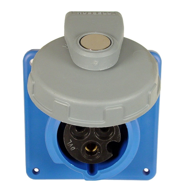Hubbell IEC Pin and Sleeve Receptacle, 20A, 250V - HBL320R6W