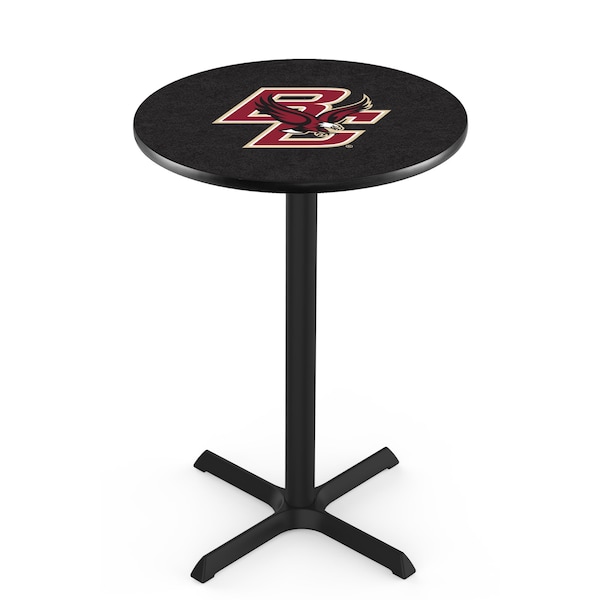 Holland Bar Stool Co 36" Blk Wrinkle Boston College Pub Table - L211B3628BOSTNC