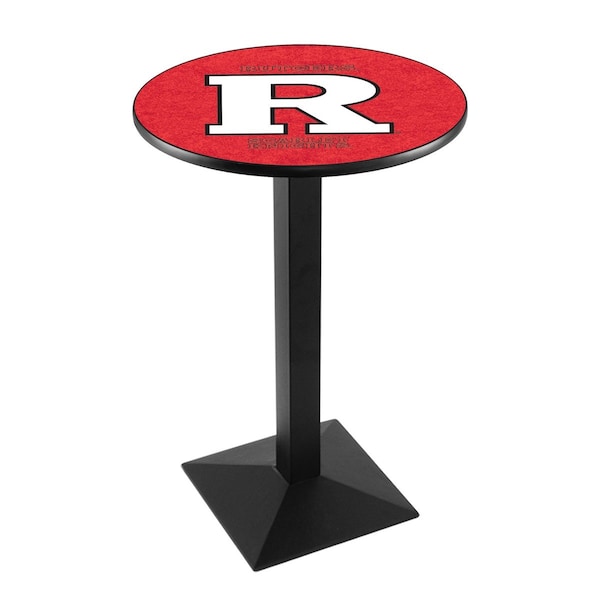 Holland Bar Stool Co 42" Blk Wrinkle Rutgers Pub Table - L217B4228RUTGER
