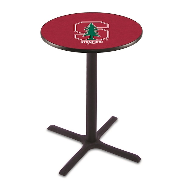 Holland Bar Stool Co 36" Blk Wrinkle Stanford Pub Table - L211B3628STNFRD
