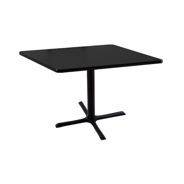 Holland Bar Stool Co 30" 211 Black Table, 36" x 36" Square Top - 211-3030BW36SQ